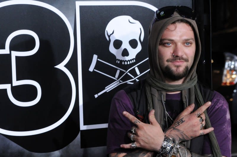 Bam Margera attends the Los Angeles premiere of "Jackass 3D" in 2010. File Photo by Jim Ruymen/UPI