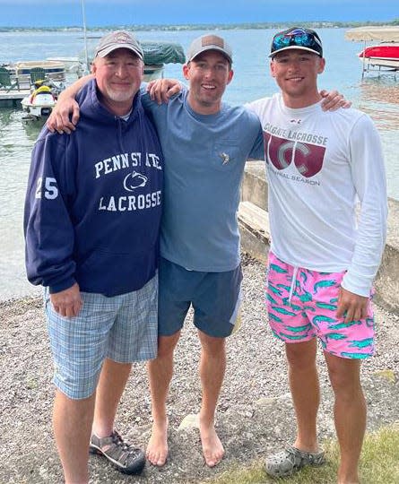 The late Steve LaCrosse, left, of Canandaigua, will be inducted into the USA Lacrosse Rochester Chapter Hall of Fame on Friday.