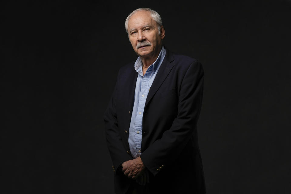 Writer Pablo Vierci poses for a portrait to promote the film "Society of the Snow" on Friday, Oct. 27, 2023, in Los Angeles. (AP Photo/Ashley Landis)