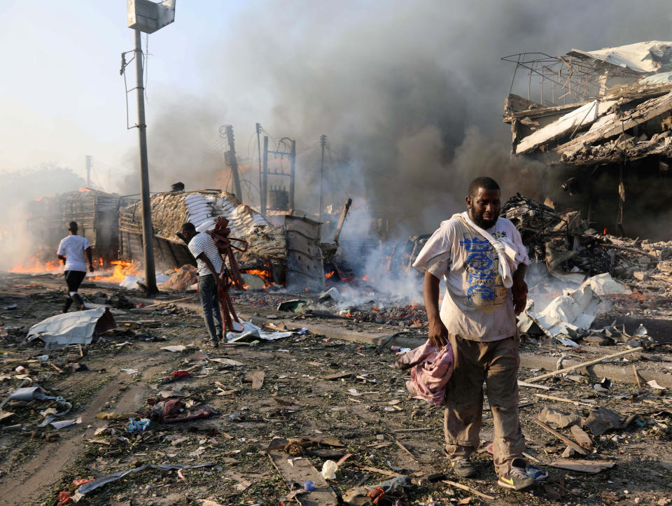 Deadly truck bombing in Mogadishu, Somalia