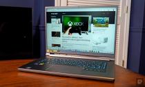 <p>Acer Predator Triton 500 SE viewing the Engadget homepage</p> 