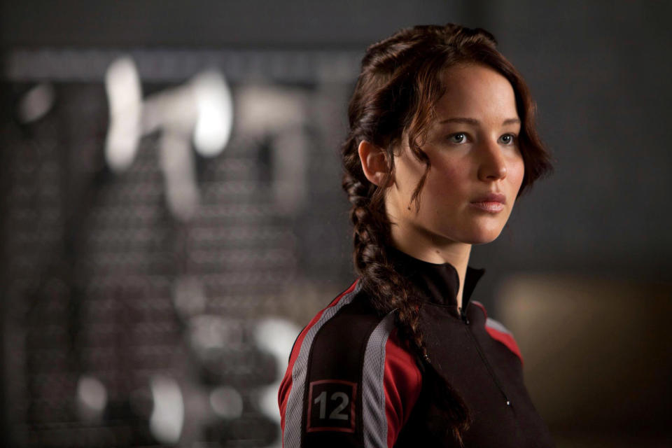 Linda Flowers, the head hair designer for The Hunger Games, wanted to find the perfect shade of brown for Lawrence to rock during the movies, but instead of dyeing her hair, they rented hair in different shades to find the right one. 