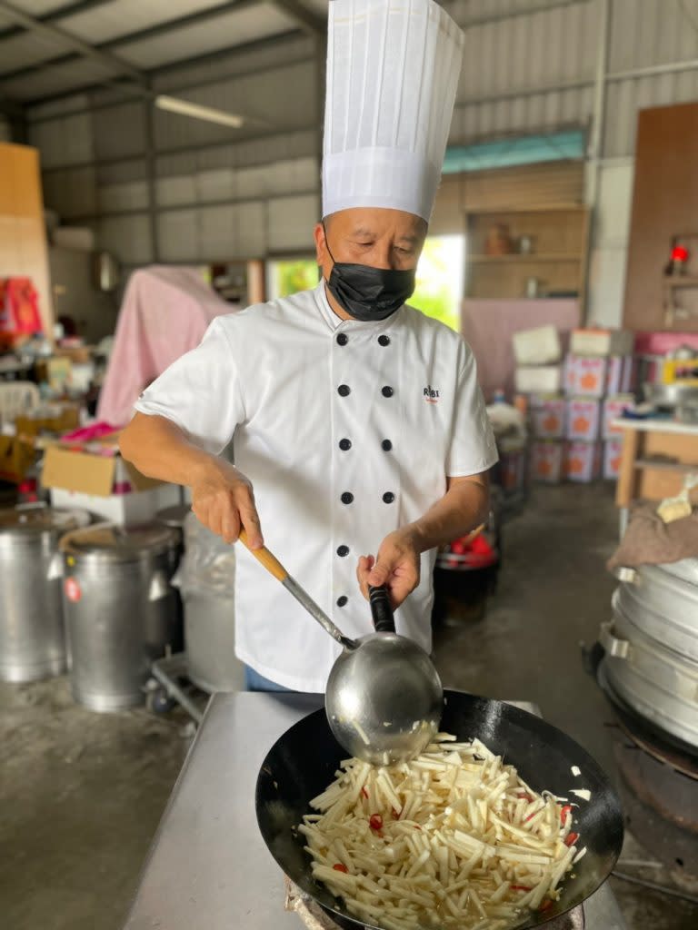 歸仁請來在地總舖師打造歸仁美食風味餐。（記者張淑娟攝）