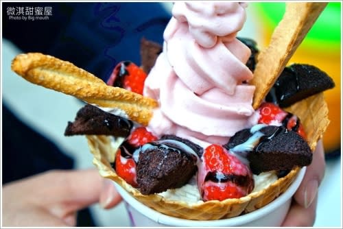 【台北西門町】微淇甜蜜屋冰淇淋專賣店‧大量水果使用的超順好口味!