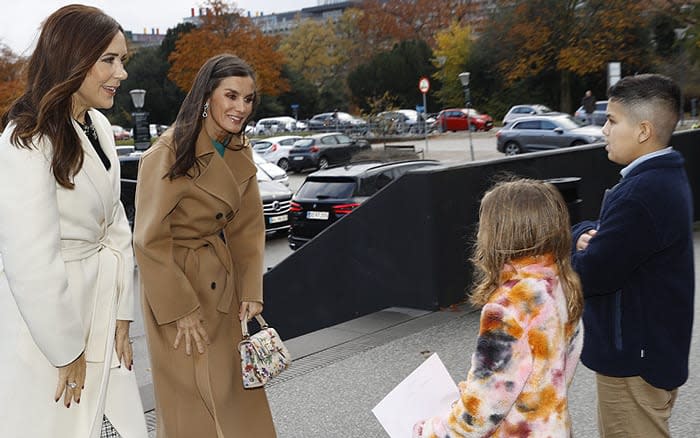 Doña Letizia y Mary de Dinamarca