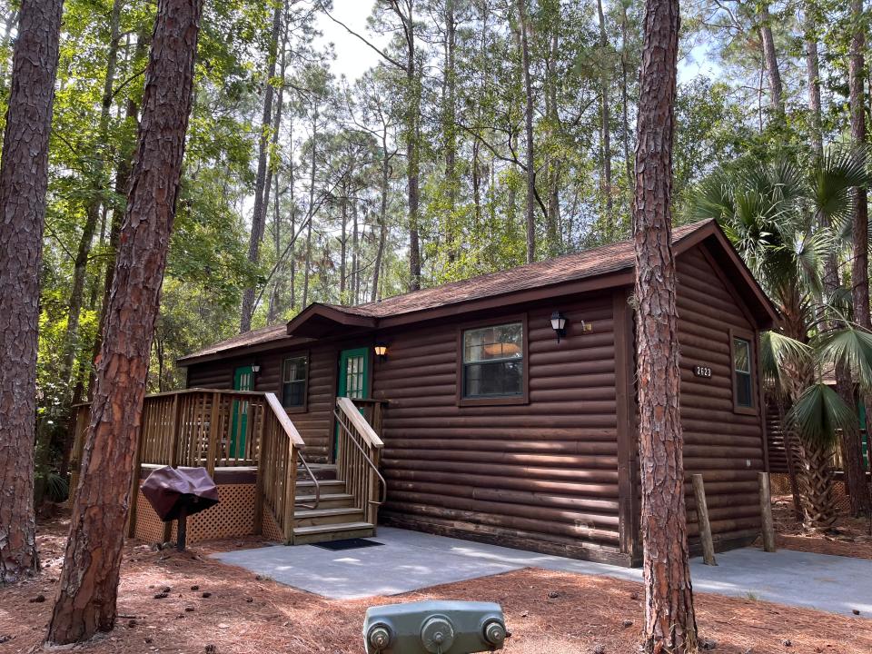 cabins at disney's fort wilderness resort in disney world