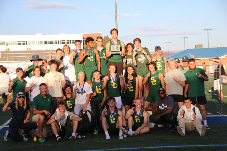 Snow Canyon High School’s boys track team won the Region 10 championship at Dixie High School on Thursday, May 11. | Provided by Snow Canyon