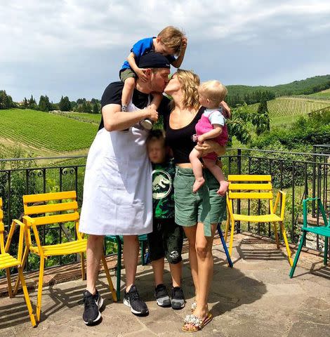 Michael Buble/Instagram Michael Bublé with wife Luisana Lopilato and their kids.