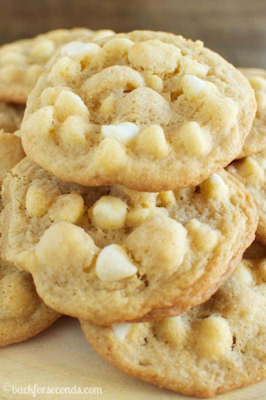 <p>Back for Seconds</p><p>The BEST Chewy White Chocolate Macadamia Nut Cookies are so easy to make and will surely become a favorite! They freeze well and make great gifts, too! </p><p><strong>Get the recipe: </strong><a href="http://backforseconds.com/the-best-chewy-white-chocolate-macadamia-nut-cookies/" rel="nofollow noopener" target="_blank" data-ylk="slk:Chewy White Chocolate Macadamia Nut Cookies;elm:context_link;itc:0;sec:content-canvas" class="link "><strong>Chewy White Chocolate Macadamia Nut Cookies</strong></a></p>