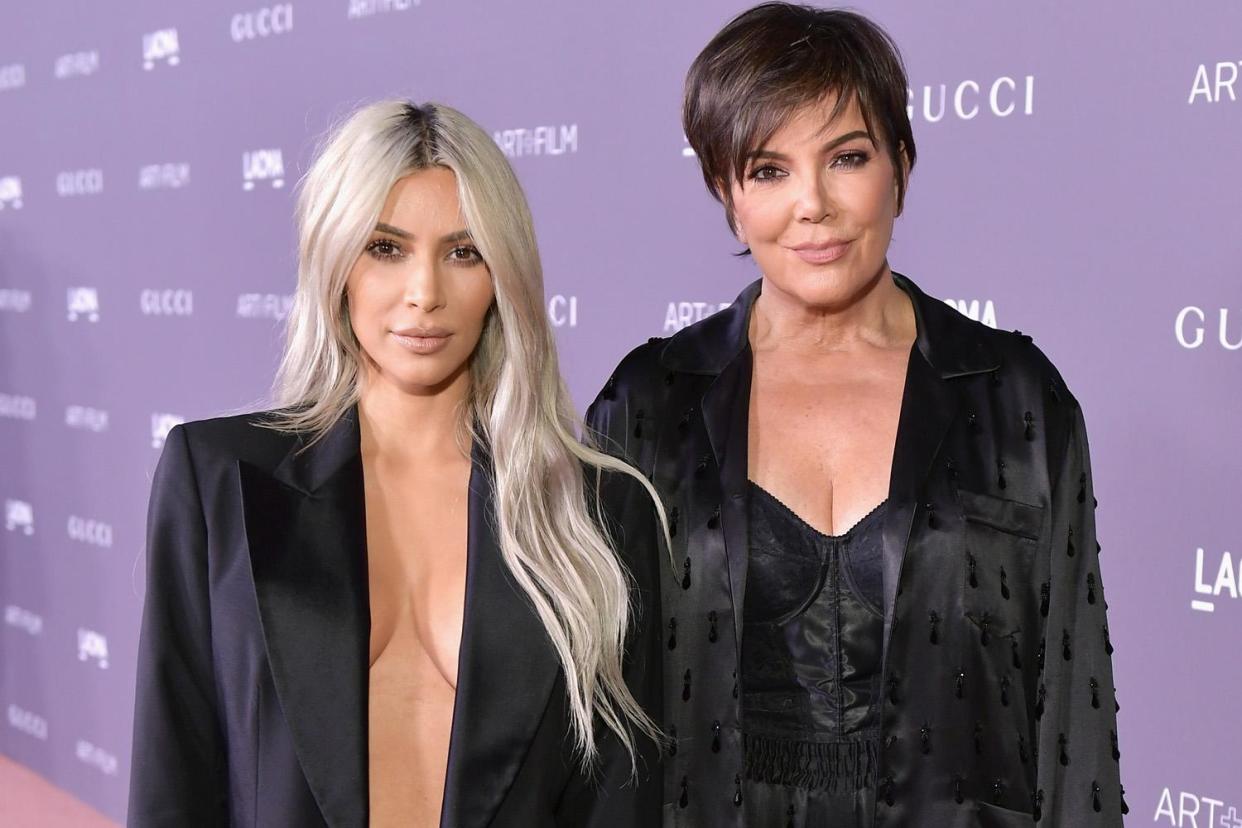 First of many: Kardashian was also reportedly spoilt by friends Beyonce and Jay Z: Getty Images for LACMA