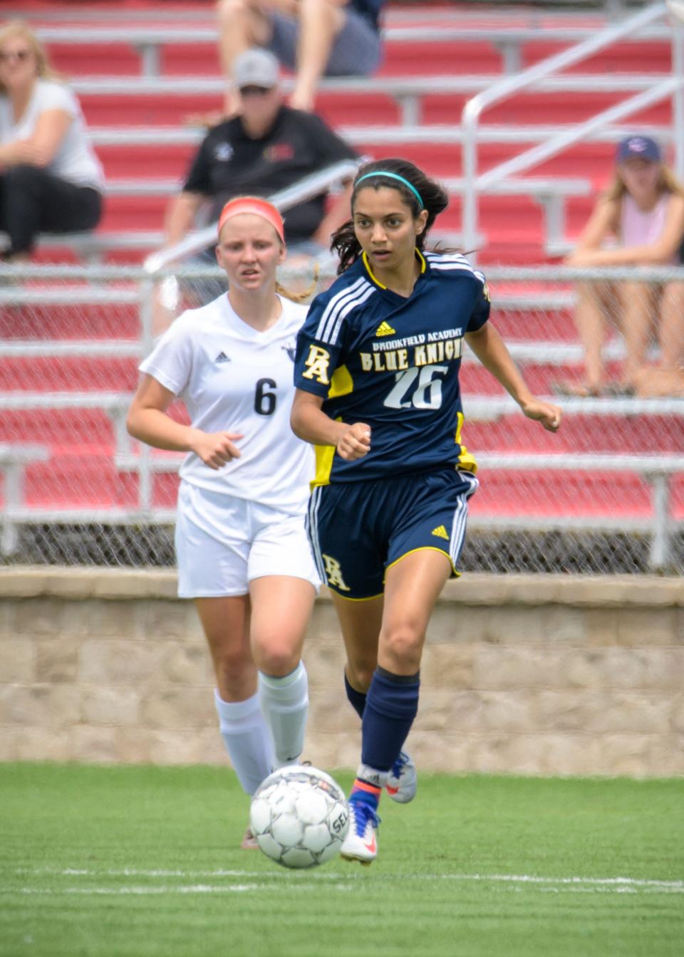 Anika Washburn was an all-state soccer player at Brookfield Academy.