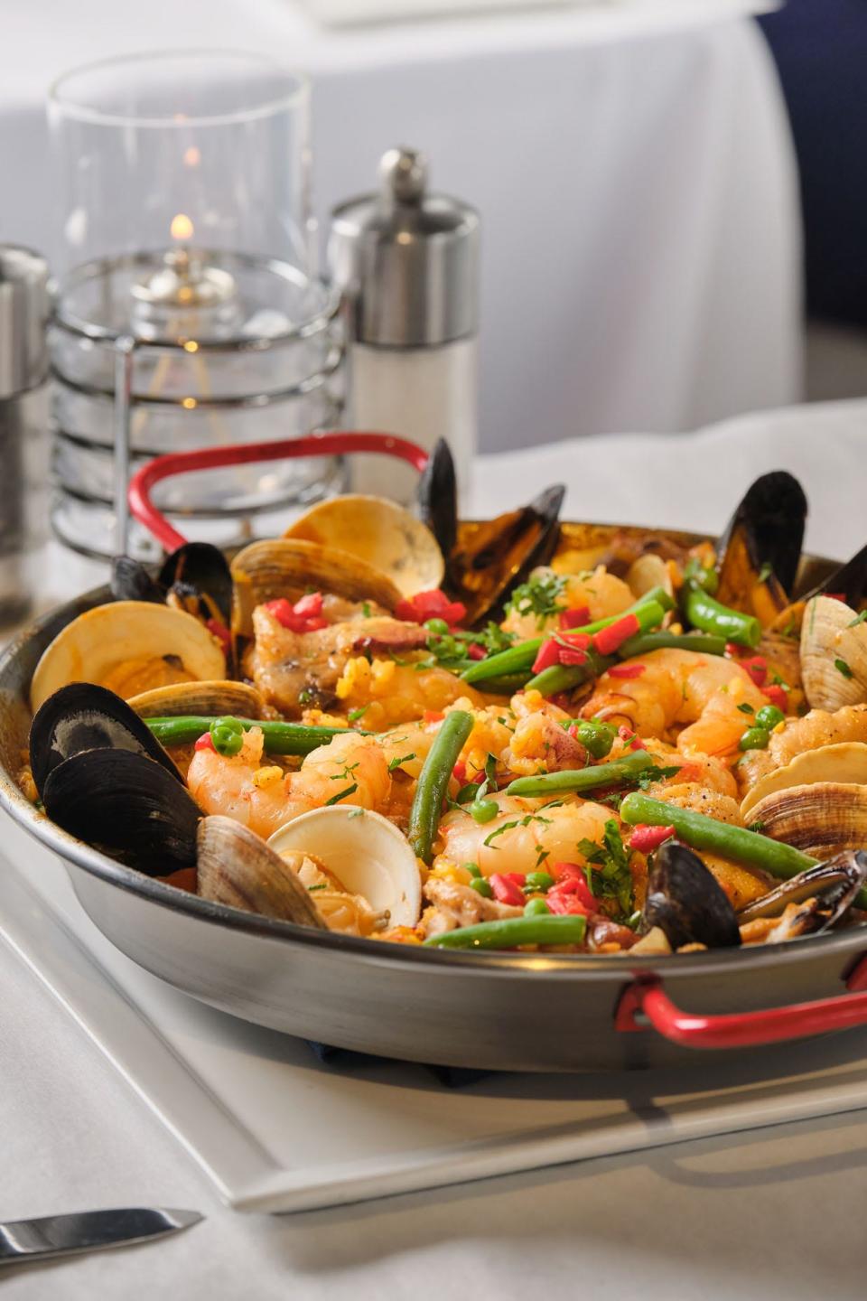 Paella Night at PB Catch will feature seafood paella.