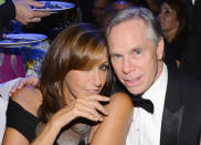 NEW YORK, NY - SEPTEMBER 12: (Exclusive Coverage) Designers Donna Karan and Tommy Hilfiger attend The Novak Djokovic Foundation's inaugural dinner at Capitale on September 12, 2012 in New York City. (Photo by Larry Busacca/Getty Images)