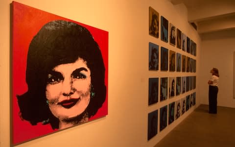 A work from Andy Warhol's 'Jackie' at the Pittsburgh Museum - Credit: ©JeffreyGreenberg@aol.com/Jeff Greenberg