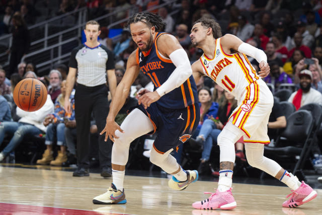 Brunson scores 28, Randle 25, Knicks rout Hawks 122-101 - The San Diego  Union-Tribune