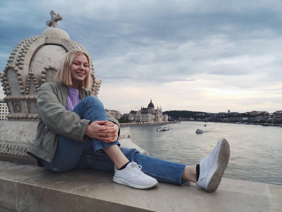 Rebecka Hoppe traveled from her home in Lund, Sweden, to Budapest in Hungary by train instead of taking a flight. (Photo: Courtesy of Rebecka Hoppe)
