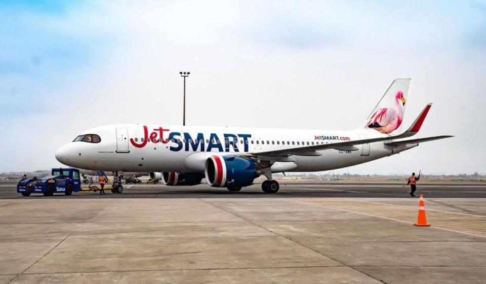 JetSmart inicia operaciones en Colombia con ocho rutas locales. Imagen: Cortesía JetSmart.