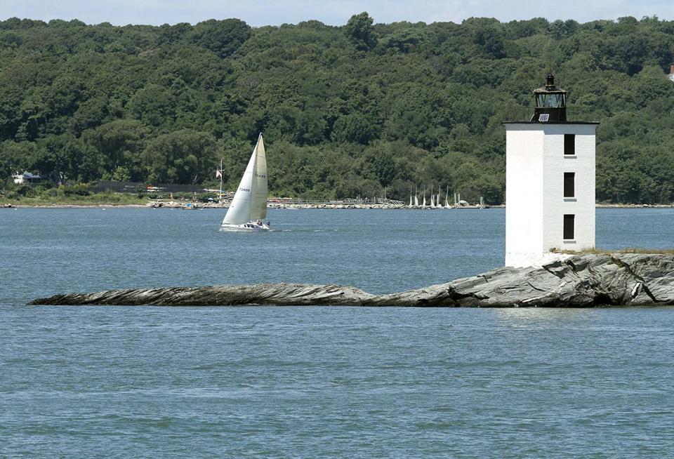 Dutch Island Lighthouse in Jamestown may be modest-looking, but it has a scandalous history.