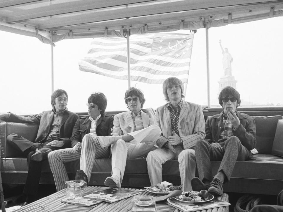 Rolling Stones Cruising New York Harbor