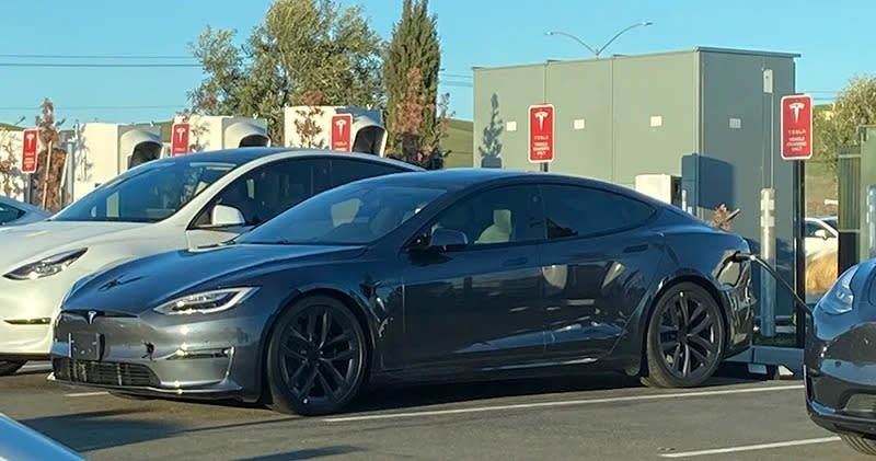 ▲圖：野生的新款 Model S 真的越來越多了（來源：Reddit）