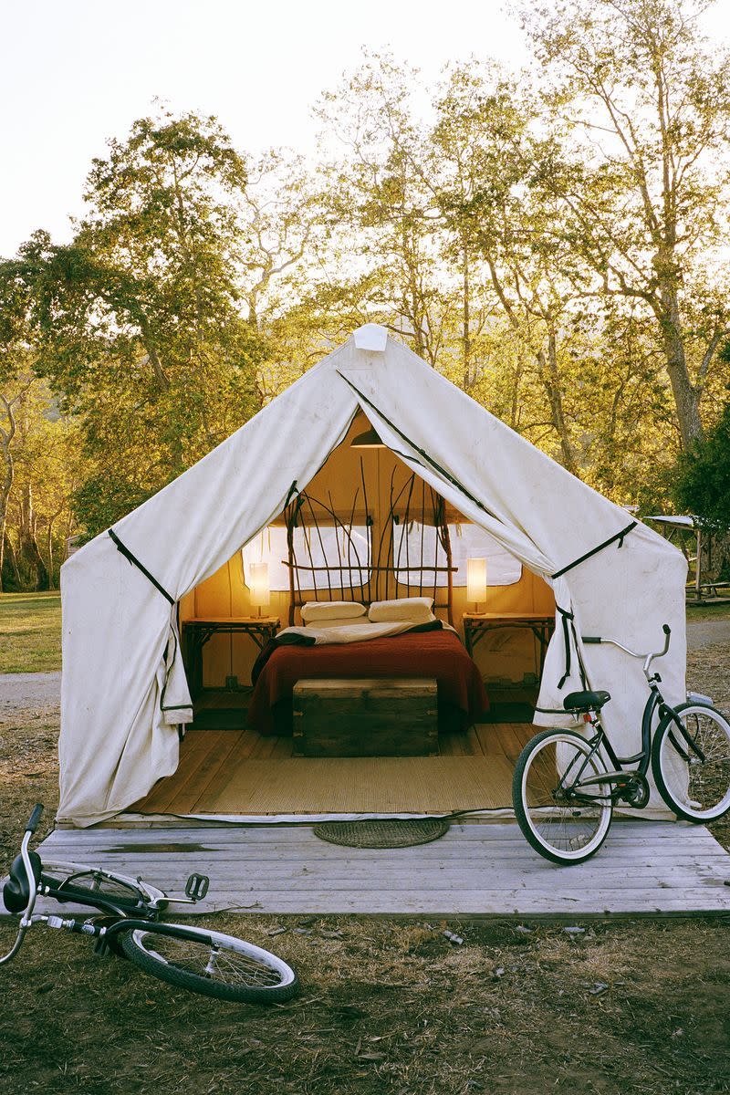 2) Camp in your backyard.