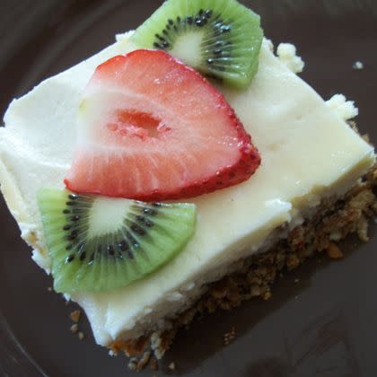 Fruit-Topped Cheesecake with Pretzel Crust
