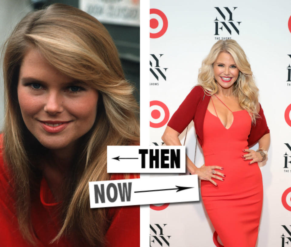 If we could age as well as supermodel Christy Brinkley, then we would be very happy. 