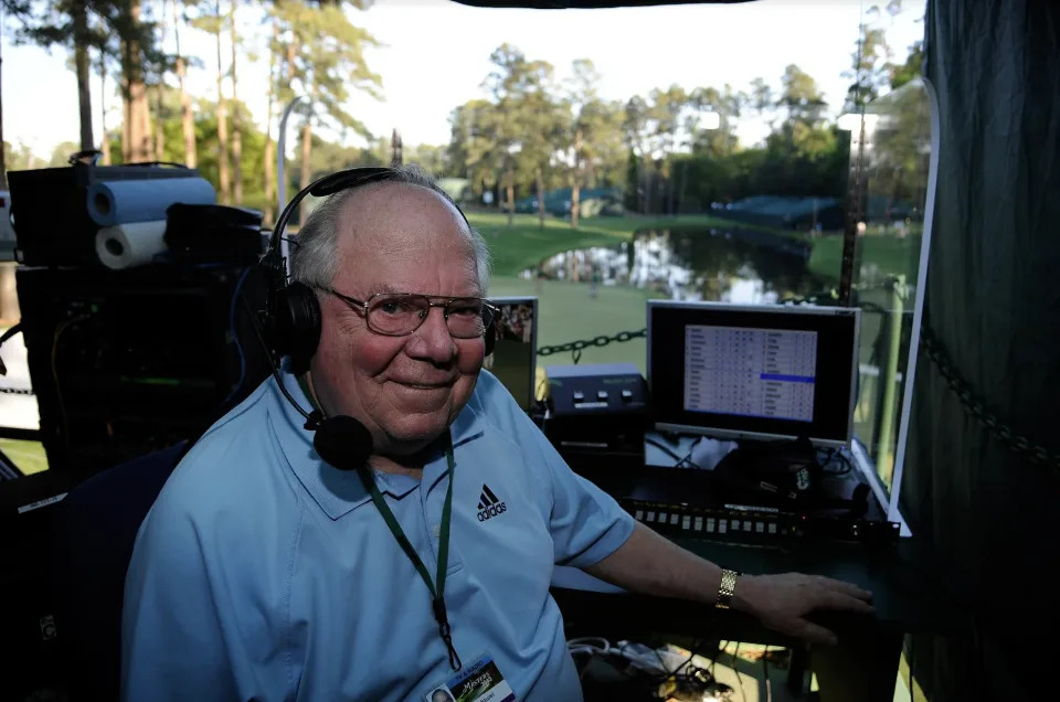 Verne Lundquist called his first Masters in 1983, his last Sunday. (Courtesy of Augusta National)