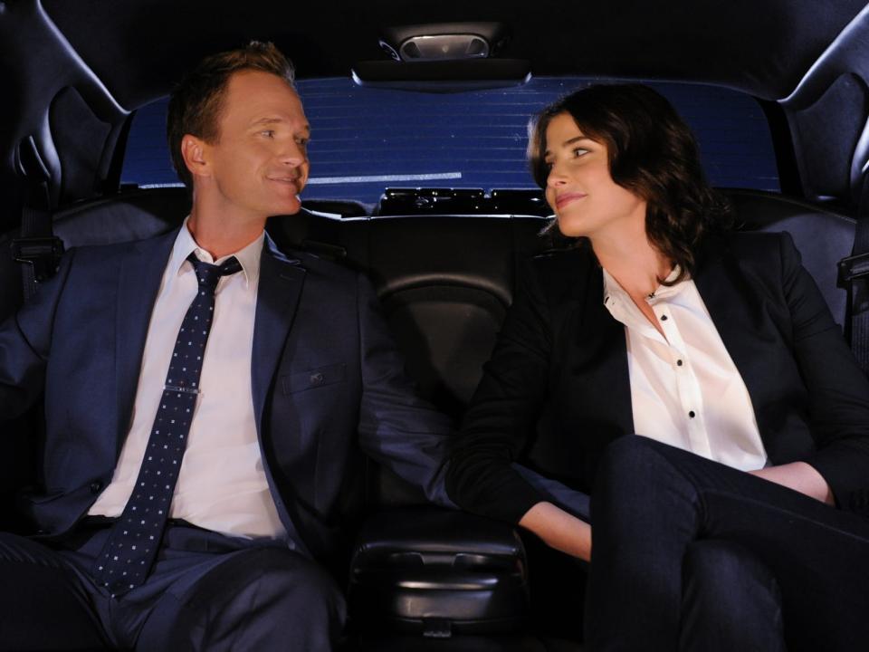 Barney and Robin in season eight of "How I Met Your Mother."