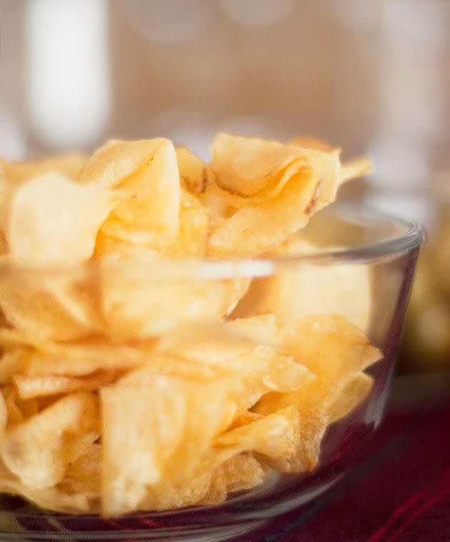 Homemade chips are the best. Photo: Getty