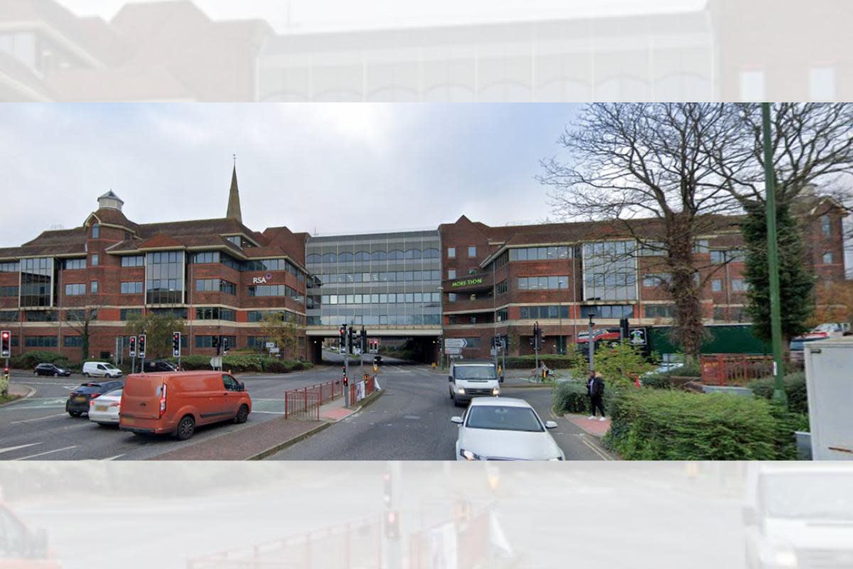 Plans have been submitted for 196 flats in Horsham <i>(Image: Google Maps/Streetview)</i>