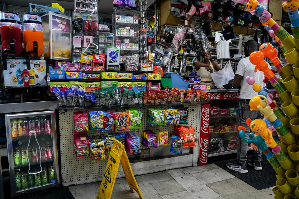 A market in Louisville offers an abundance of processed snacks and sugary beverages. Those products have been linked to the nation's high levels of obesity. (Jahi Chikwendiu/The Washington Post)