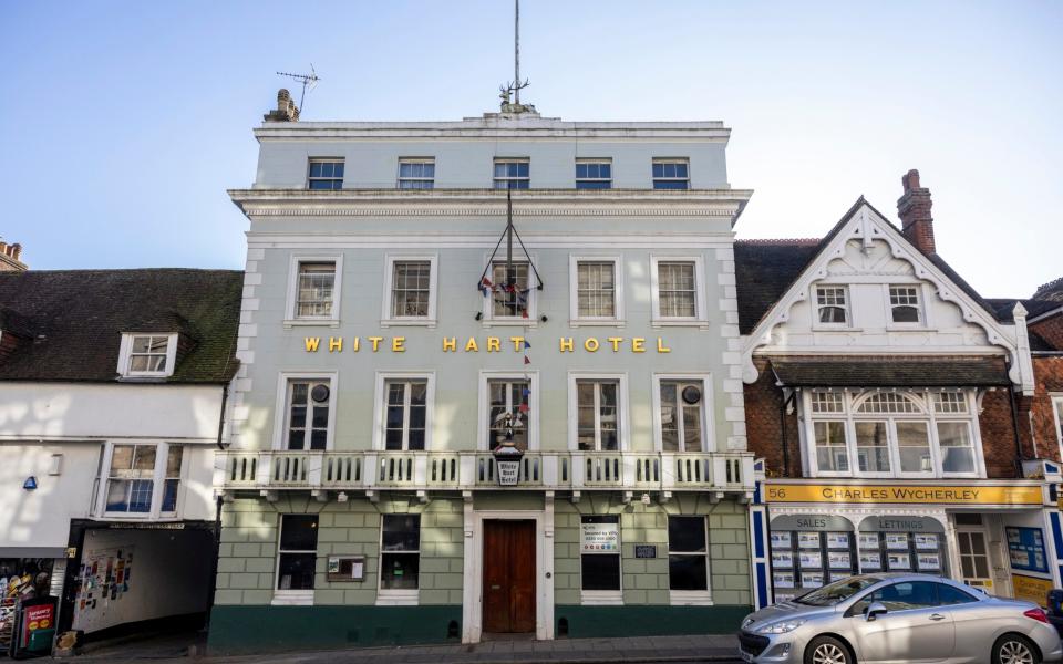 The White Hart hotel in Lewes