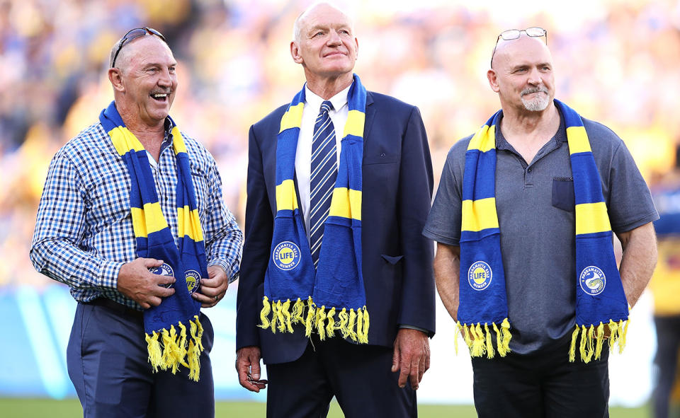 The great Parramatta teams had the likes of Brett Kenny, Peter Wynn and Eric Grothe. (Photo by Mark Kolbe/Getty Images)