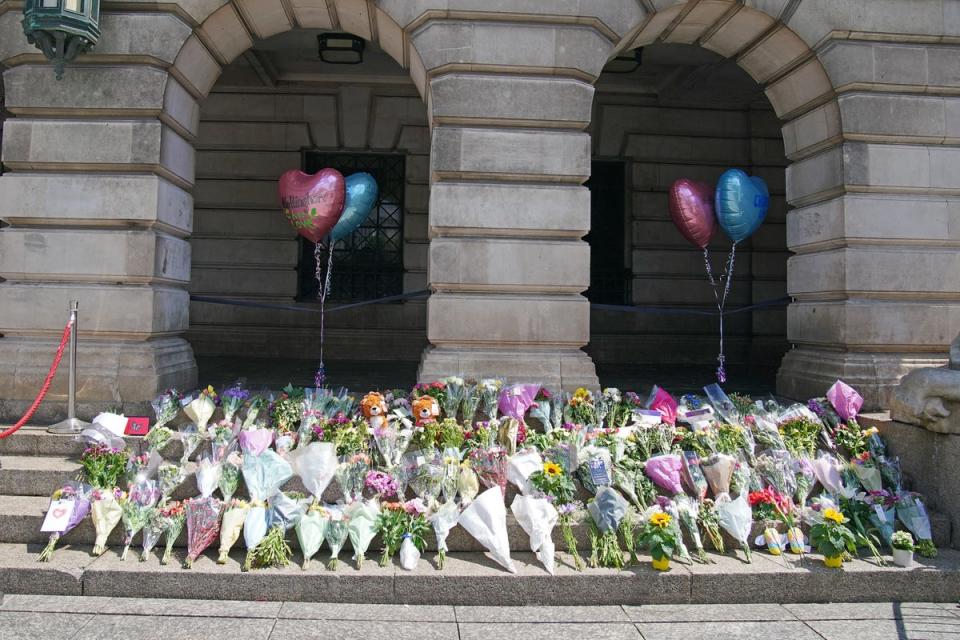 Tributes were left to the victims of the attacks in June (Peter Byrne/PA) (PA Wire)