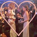 <p>Anna Kendrick talks to Beyoncé at the 2014 Grammys. "I was like, 'I'm so sorry, I just wanted to meet you, you're such an inspiration,'" Kendrick told <a rel="nofollow noopener" href="https://www.youtube.com/watch?v=RS4H2fPjqEw" target="_blank" data-ylk="slk:Conan O'Brien;elm:context_link;itc:0;sec:content-canvas" class="link ">Conan O'Brien</a> of their conversation<span>. "And she stood up, she was so nice, and she points to Jay Z and was like, 'Oh, we just watched you on the Kennedy Center Honors. You were so great. You were so cute in your little red dress.' And she said that I had a little red dress, which means she actually watched it or it means I was having a stroke and I imagined the entire thing..."</span></p>