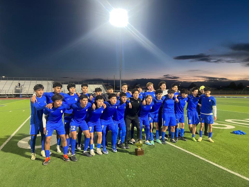 The San Elizario boys soccer team is headed to the Class 4A state tournament.