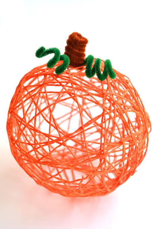 <p>One Little Project</p><p>How lovable are these yarn pumpkins by <a href="https://onelittleproject.com/yarn-pumpkins/" rel="nofollow noopener" target="_blank" data-ylk="slk:One Little Project;elm:context_link;itc:0;sec:content-canvas" class="link "><em>One Little Project</em></a>? Kids will be all about this craft because it involves balloons and lots of glue!</p>