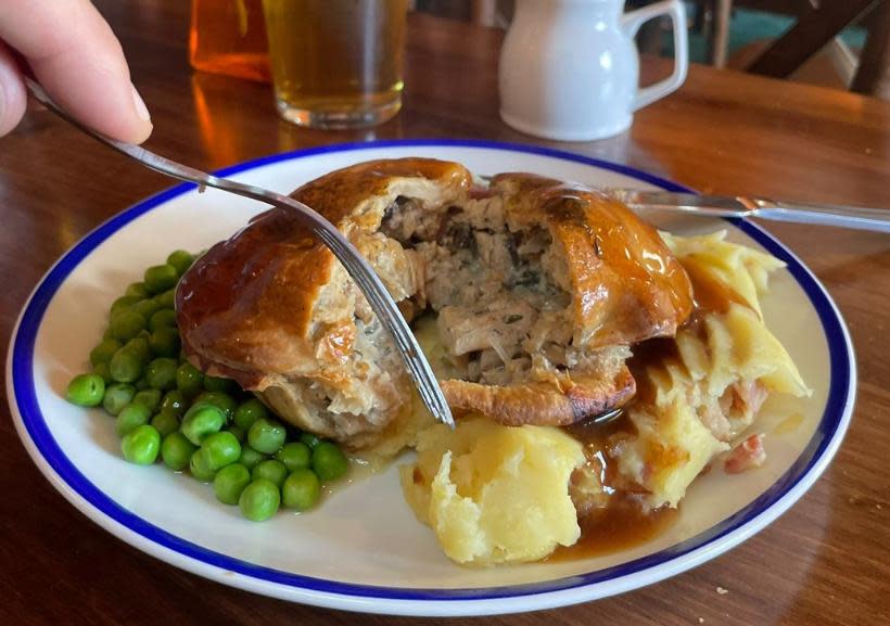 Eastern Daily Press: Tuck into a pie from The Crown at Trunch Picture: The Crown at Trunch