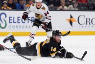 NHL: Chicago Blackhawks at Boston Bruins