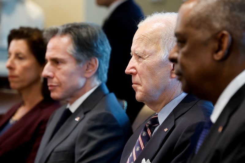 U.S. President Joe Biden meets with Colombia's President Ivan Duque, in Washington