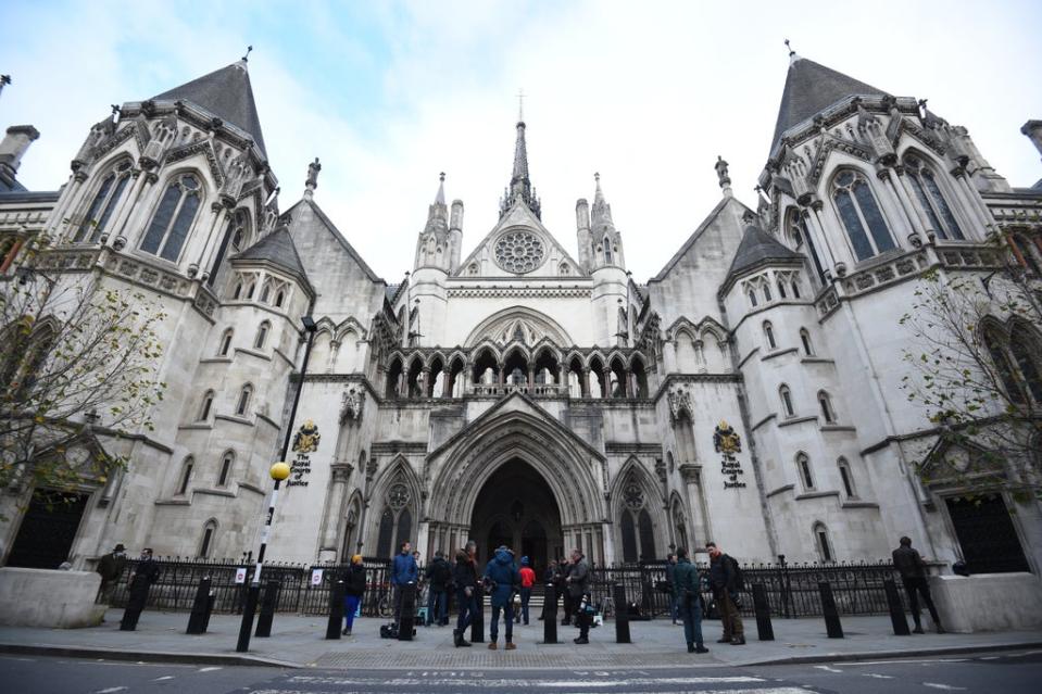 The Royal Courts of Justice in London (PA) (PA Archive)