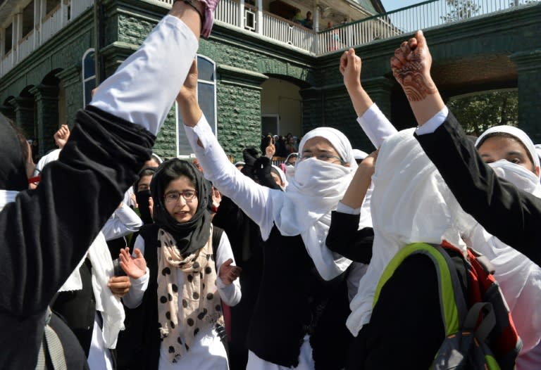 The Kashmir University Students Union, a banned student body, had called for protests in all colleges and universities following Saturday's incident