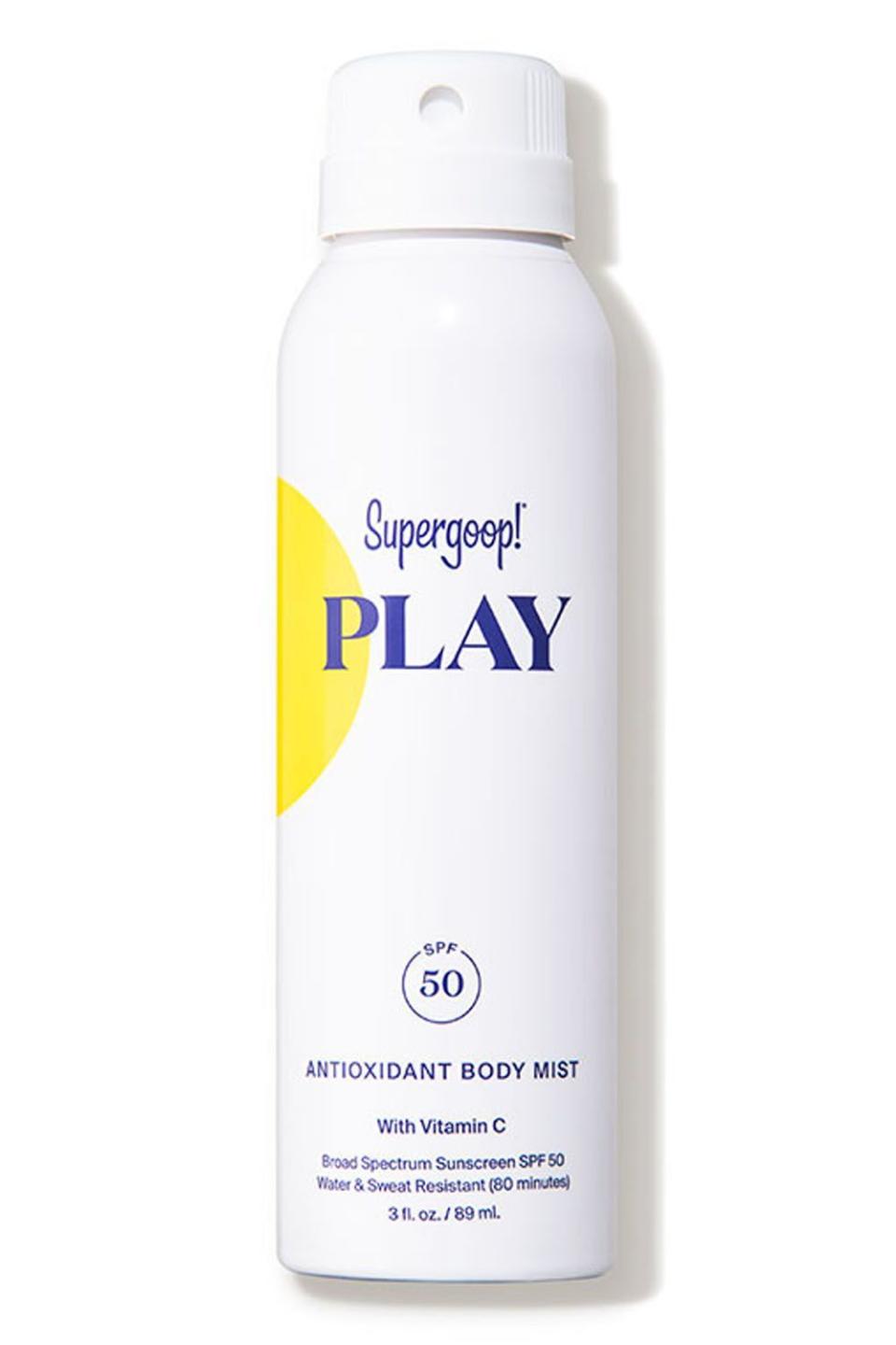 Supergoop! Play Antioxidant Mist SPF 50 with Vitamin C