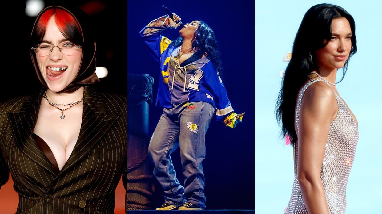 billie eilish SZA dua lipa scheduled performers 2024 Grammy Awards