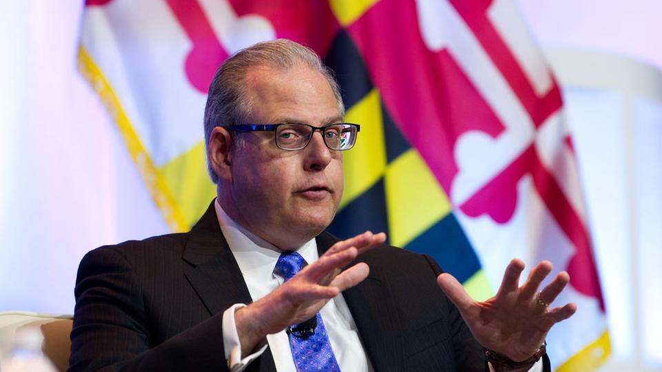John Sherman, the Pentagon CIO, speaks at an event in Maryland. (Colin Demarest/C4ISRNET)