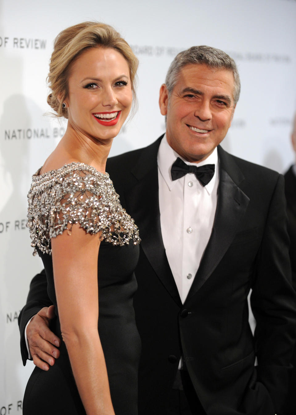 Stacy Keibler and George Clooney