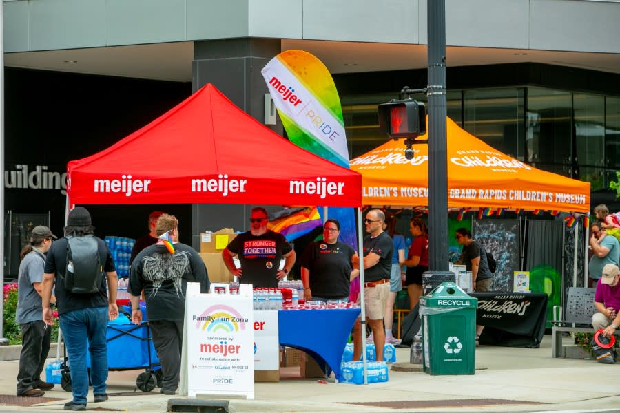 Grand Rapids Pride Festival on Saturday, June 22, 2024. (Michael Buck/WOOD TV8)