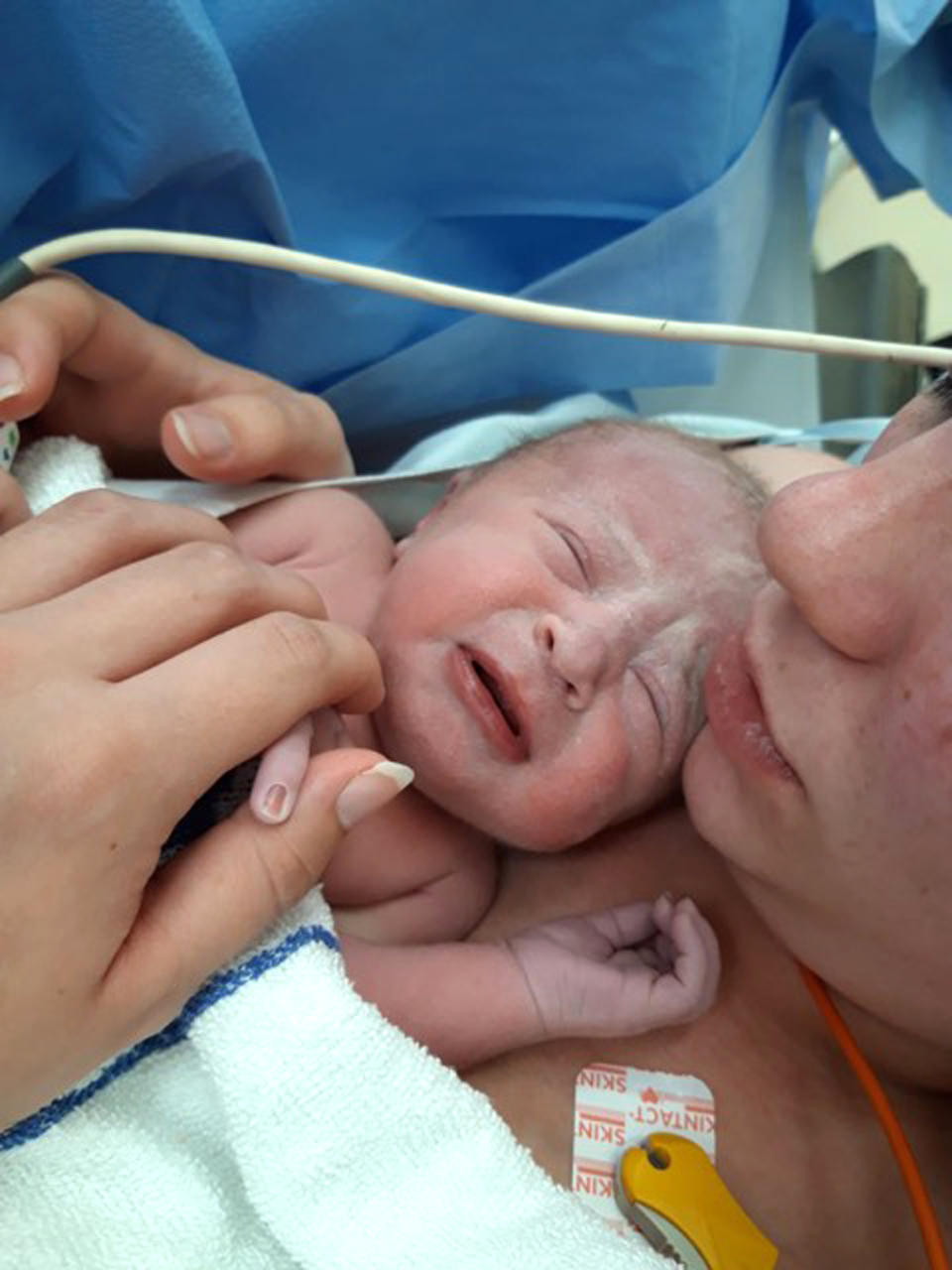 Olivia was born two and a half weeks early. [Photo: Caters]