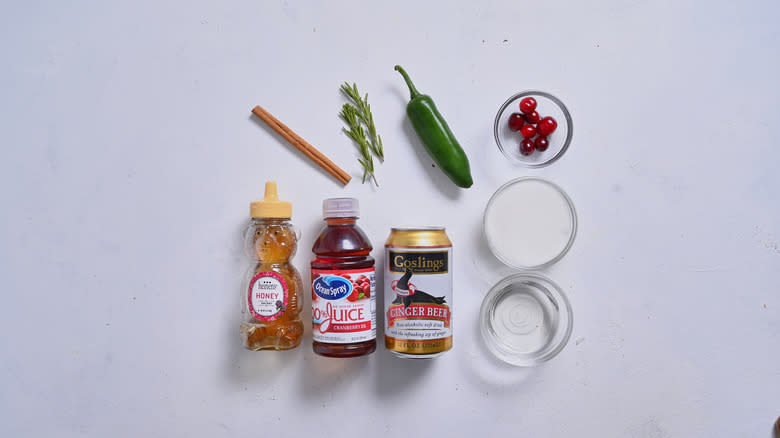 ingredients on a table